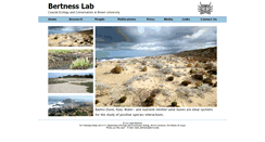 Desktop Screenshot of bertnesslab.com